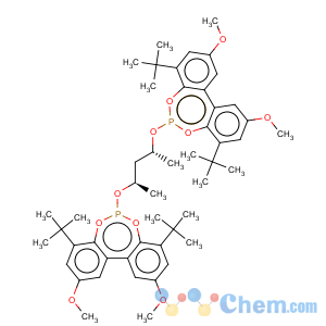 CAS No:149646-83-3 Dibenzo[d,f][1,3,2]dioxaphosphepin,6,6'-[[(1R,3R)-1,3-dimethyl-1,3-propanediyl]bis(oxy)]bis[4,8-bis(1,1-dimethylethyl)-2,10-dimethoxy-