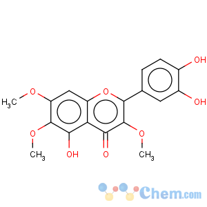 CAS No:14965-20-9 4H-1-Benzopyran-4-one,2-(3,4-dihydroxyphenyl)-5-hydroxy-3,6,7-trimethoxy-