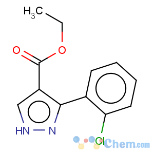 CAS No:149740-12-5 1H-Pyrazole-4-carboxylicacid, 3-(2-chlorophenyl)-, ethyl ester