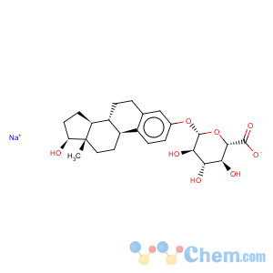 CAS No:14982-12-8 b-D-Glucopyranosiduronic acid, (17b)-17-hydroxyestra-1,3,5(10)-trien-3-yl,monosodium salt (9CI)