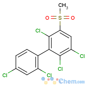 CAS No:149949-86-0 1,2,4-trichloro-3-(2,4-dichlorophenyl)-5-methylsulfonylbenzene