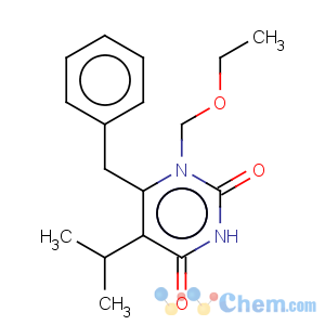 CAS No:149950-60-7 2,4(1H,3H)-Pyrimidinedione,1-(ethoxymethyl)-5-(1-methylethyl)-6-(phenylmethyl)-