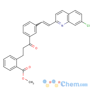 CAS No:149968-11-6 methyl<br />2-[3-[3-[(E)-2-(7-chloroquinolin-2-yl)ethenyl]phenyl]-3-oxopropyl]<br />benzoate