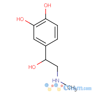 CAS No:150-05-0 4-[1-hydroxy-2-(methylamino)ethyl]benzene-1,2-diol