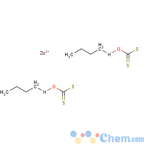 CAS No:150-88-9 Zinc, bis(O-butylcarbonodithioato-kS,kS')-, (T-4)-