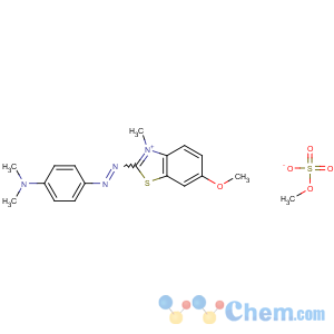CAS No:15000-59-6 4-[(6-methoxy-3-methyl-1,3-benzothiazol-3-ium-2-yl)diazenyl]-N,<br />N-dimethylaniline