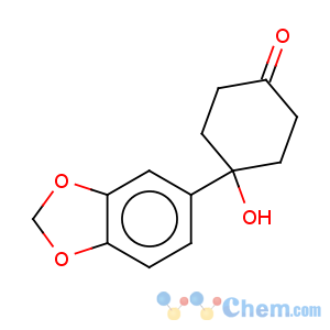 CAS No:150019-57-1 Cyclohexanone,4-(1,3-benzodioxol-5-yl)-4-hydroxy-