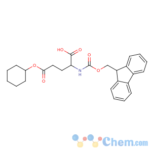 CAS No:150047-85-1 (2S)-5-cyclohexyloxy-2-(9H-fluoren-9-ylmethoxycarbonylamino)-5-<br />oxopentanoic acid