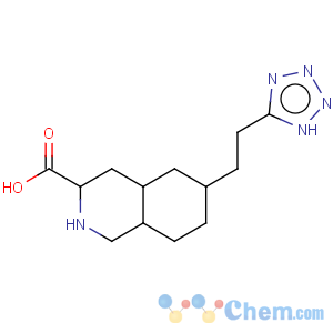 CAS No:150131-78-5 3-Isoquinolinecarboxylicacid, decahydro-6-[2-(2H-tetrazol-5-yl)ethyl]-, (3S,4aR,6R,8aR)-