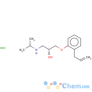 CAS No:15020-61-8 2-Propanol,1-[(1-methylethyl)amino]-3-[2-(2-propenyl)phenoxy]-, hydrochloride, (R)- (9CI)