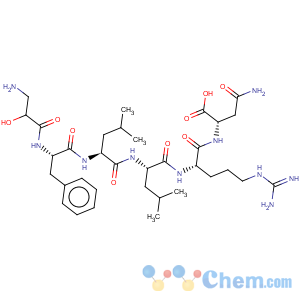 CAS No:150242-29-8 L-Asparagine,2-hydroxy-b-alanyl-L-phenylalanyl-L-leucyl-L-leucyl-L-arginyl-(9CI)
