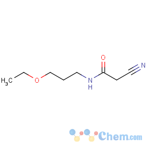 CAS No:15029-47-7 Acetamide,2-cyano-N-(3-ethoxypropyl)-