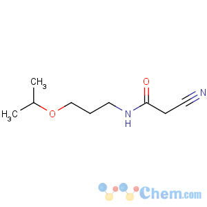 CAS No:15029-49-9 Acetamide,2-cyano-N-[3-(1-methylethoxy)propyl]-
