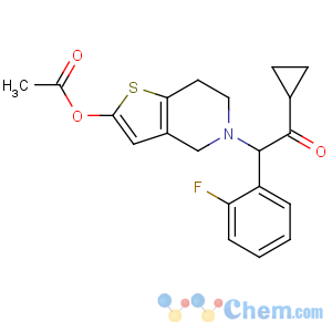 CAS No:150322-43-3 [5-[2-cyclopropyl-1-(2-fluorophenyl)-2-oxoethyl]-6,<br />7-dihydro-4H-thieno[3,2-c]pyridin-2-yl] acetate