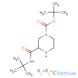 CAS No:150323-35-6 tert-butyl (3S)-3-(tert-butylcarbamoyl)piperazine-1-carboxylate