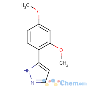 CAS No:150433-17-3 5-(2,4-dimethoxyphenyl)-1H-pyrazole