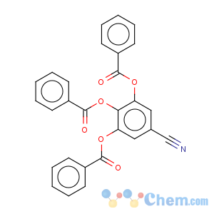 CAS No:150443-15-5 Benzonitrile,3,4,5-tris(benzoyloxy)-