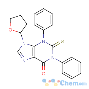 CAS No:150519-28-1 9-(oxolan-2-yl)-1,3-diphenyl-2-sulfanylidenepurin-6-one