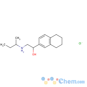 CAS No:1506-12-3 2-Naphthalenemethanol,5,6,7,8-tetrahydro-a-[[(1-methylpropyl)amino]methyl]-, hydrochloride (1:1)