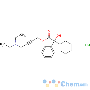 CAS No:1508-65-2 4-(diethylamino)but-2-ynyl<br />2-cyclohexyl-2-hydroxy-2-phenylacetate