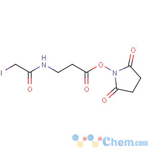 CAS No:150807-29-7 Acetamide,N-[3-[(2,5-dioxo-1-pyrrolidinyl)oxy]-3-oxopropyl]-2-iodo- (9CI)
