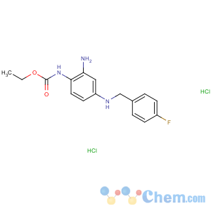 CAS No:150812-13-8 ethyl<br />N-[2-amino-4-[(4-fluorophenyl)methylamino]phenyl]carbamate