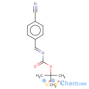 CAS No:150884-51-8 Carbamic acid,N-[(4-cyanophenyl)methylene]-, 1,1-dimethylethyl ester