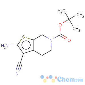 CAS No:150986-83-7 Thieno[2,3-c]pyridine-6(5H)-carboxylicacid, 2-amino-3-cyano-4,7-dihydro-, 1,1-dimethylethyl ester