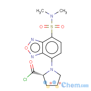 CAS No:150993-62-7 2-Pyrrolidinecarbonylchloride, 1-[7-[(dimethylamino)sulfonyl]-2,1,3-benzoxadiazol-4-yl]-, (2R)-(9CI)