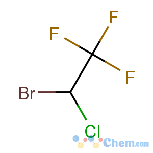 CAS No:151-67-7 2-bromo-2-chloro-1,1,1-trifluoroethane