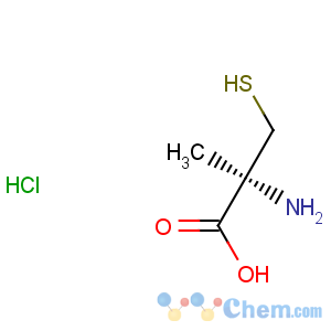 CAS No:151062-55-4 D-Cysteine, 2-methyl-,hydrochloride (1:1)