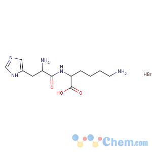 CAS No:151151-29-0 6-amino-2-[[2-amino-3-(1H-imidazol-5-yl)propanoyl]amino]hexanoic<br />acid