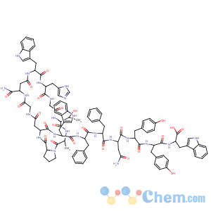 CAS No:151308-34-8 L-Tryptophan,glycyl-L-asparaginyl-L-tryptophyl-L-histidylglycyl-L-threonyl-L-alanyl-L-prolyl-L-a-aspartyl-L-tryptophyl-L-phenylalanyl-L-phenylalanyl-L-asparaginyl-L-tyrosyl-L-tyrosyl-,(9®