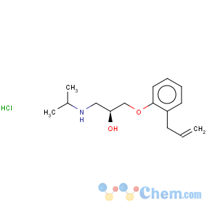 CAS No:15132-12-4 2-Propanol,1-[(1-methylethyl)amino]-3-[2-(2-propenyl)phenoxy]-, hydrochloride, (S)- (9CI)