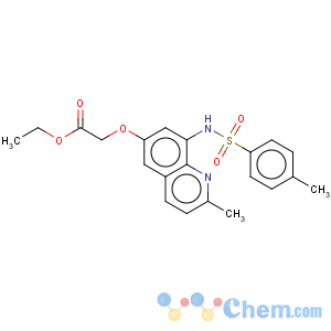 CAS No:151606-29-0 Acetic acid,2-[[2-methyl-8-[[(4-methylphenyl)sulfonyl]amino]-6-quinolinyl]oxy]-