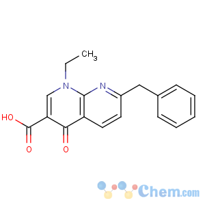 CAS No:15180-02-6 7-benzyl-1-ethyl-4-oxo-1,8-naphthyridine-3-carboxylic acid