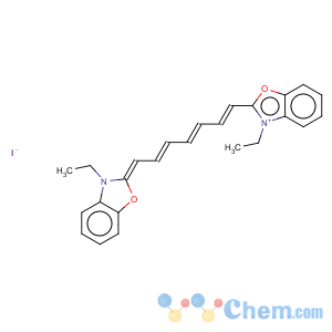 CAS No:15185-43-0 Benzoxazolium,3-ethyl-2-[7-(3-ethyl-2(3H)-benzoxazolylidene)-1,3,5-heptatrien-1-yl]-, iodide(1:1)