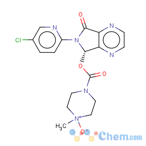 CAS No:151851-70-6 1-Piperazinecarboxylicacid, 4-methyl-,6-(5-chloro-2-pyridinyl)-6,7-dihydro-7-oxo-5H-pyrrolo[3,4-b]pyrazin-5-yl ester,4-oxide, (S)- (9CI)