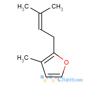 CAS No:15186-51-3 3-methyl-2-(3-methylbut-2-enyl)furan