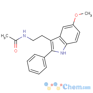 CAS No:151889-03-1 N-[2-(5-methoxy-2-phenyl-1H-indol-3-yl)ethyl]acetamide