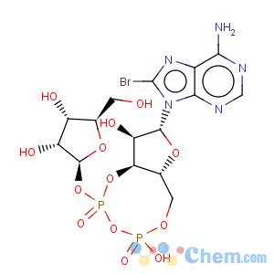 CAS No:151898-26-9 Adenosine5'-(trihydrogen diphosphate), 8-bromo-1-b-D-ribofuranosyl-, intramol. P',5''-ester
