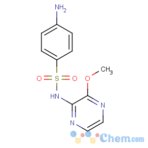 CAS No:152-47-6 4-amino-N-(3-methoxypyrazin-2-yl)benzenesulfonamide