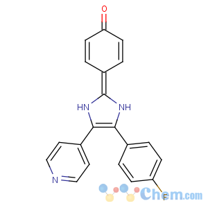 CAS No:152121-30-7 4-[4-(4-fluorophenyl)-5-pyridin-4-yl-1,<br />3-dihydroimidazol-2-ylidene]cyclohexa-2,5-dien-1-one