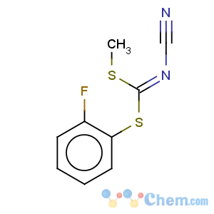 CAS No:152382-00-8 Carbonimidodithioicacid, cyano-, 2-fluorophenyl methyl ester (9CI)