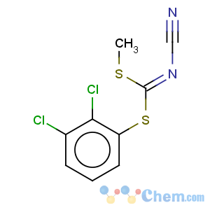 CAS No:152382-15-5 Carbonimidodithioicacid, cyano-, 2,3-dichlorophenyl methyl ester (9CI)