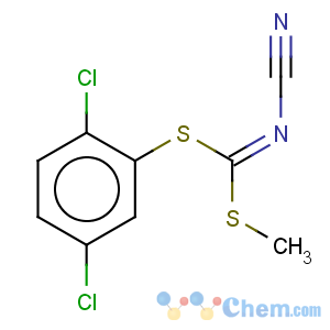 CAS No:152382-16-6 Carbonimidodithioicacid, cyano-, 2,5-dichlorophenyl methyl ester (9CI)