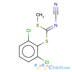 CAS No:152382-18-8 Carbonimidodithioicacid, cyano-, 2,6-dichlorophenyl methyl ester (9CI)