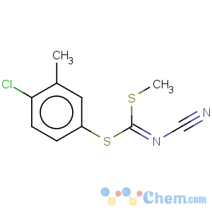 CAS No:152382-26-8 Carbonimidodithioicacid, cyano-, 4-chloro-3-methylphenyl methyl ester (9CI)