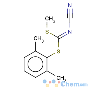 CAS No:152382-30-4 Carbonimidodithioicacid, cyano-, 2,6-dimethylphenyl methyl ester (9CI)