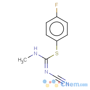 CAS No:152382-48-4 Carbamimidothioic acid,N-cyano-N'-methyl-, 4-fluorophenyl ester